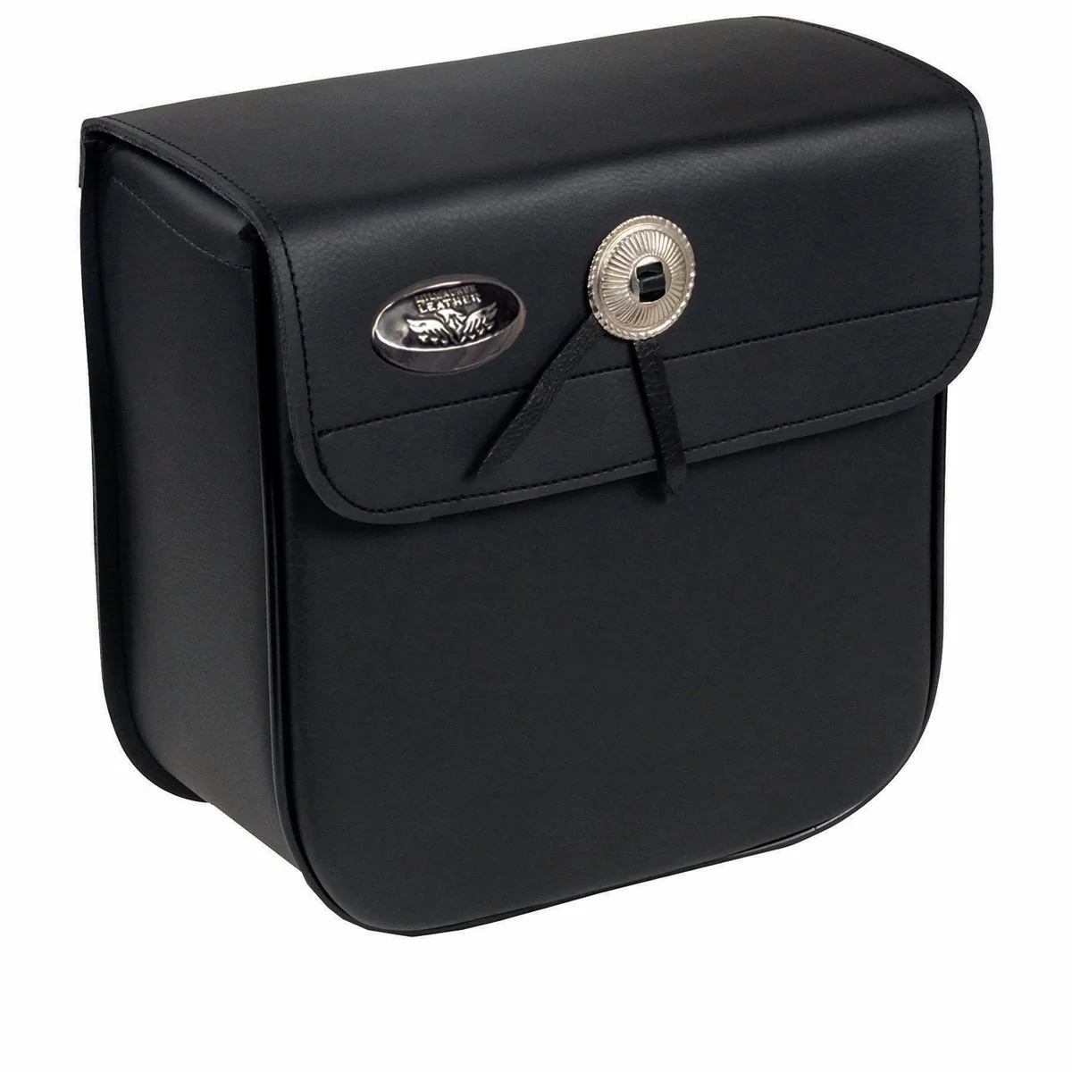 Comfortable Milwaukee Leather SH59002 Small Black PVC Sissy Bar Motorcycle Bag Top-Quality