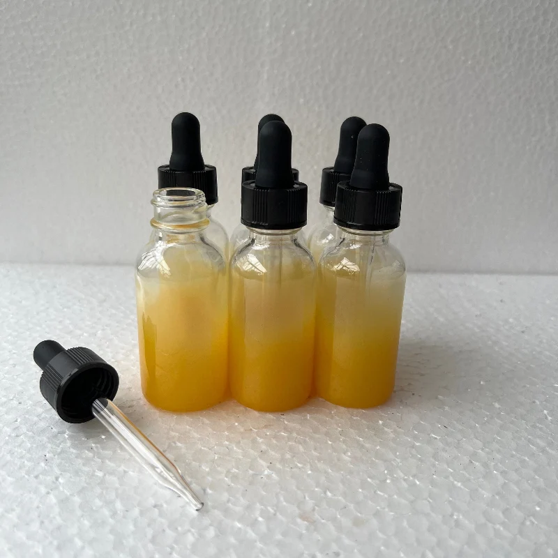 Fashionable Compact Yellow Dropper Set Excellent
