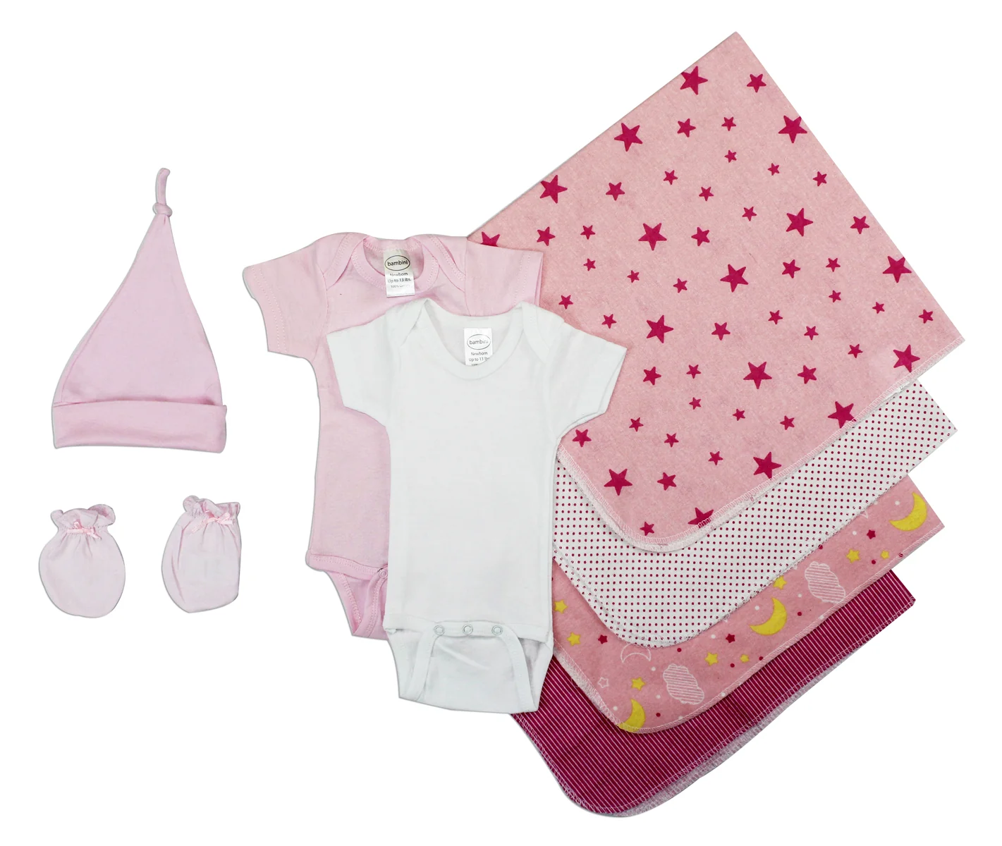 Sustainable Newborn Baby Girl Layette Minimalist