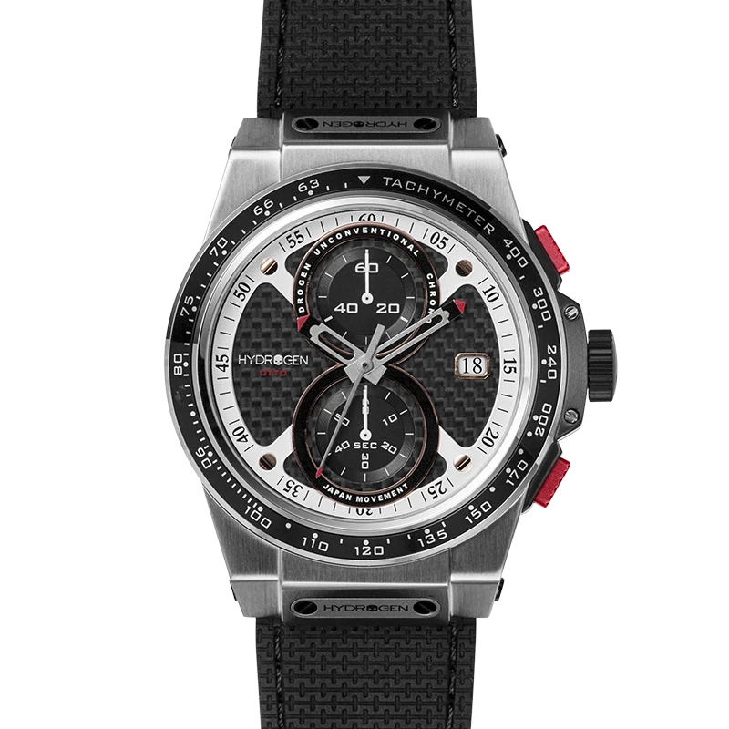 Natural Hydrogen Otto Black Chronograph Practical