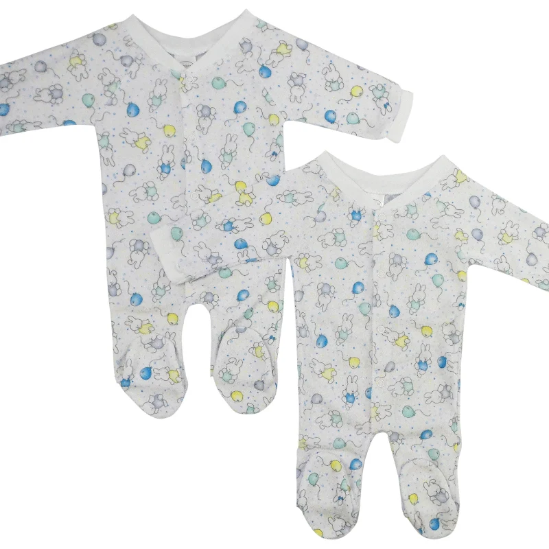 Responsible Baby Printed Footed Sleepers Two-Piece Set Enhanced
