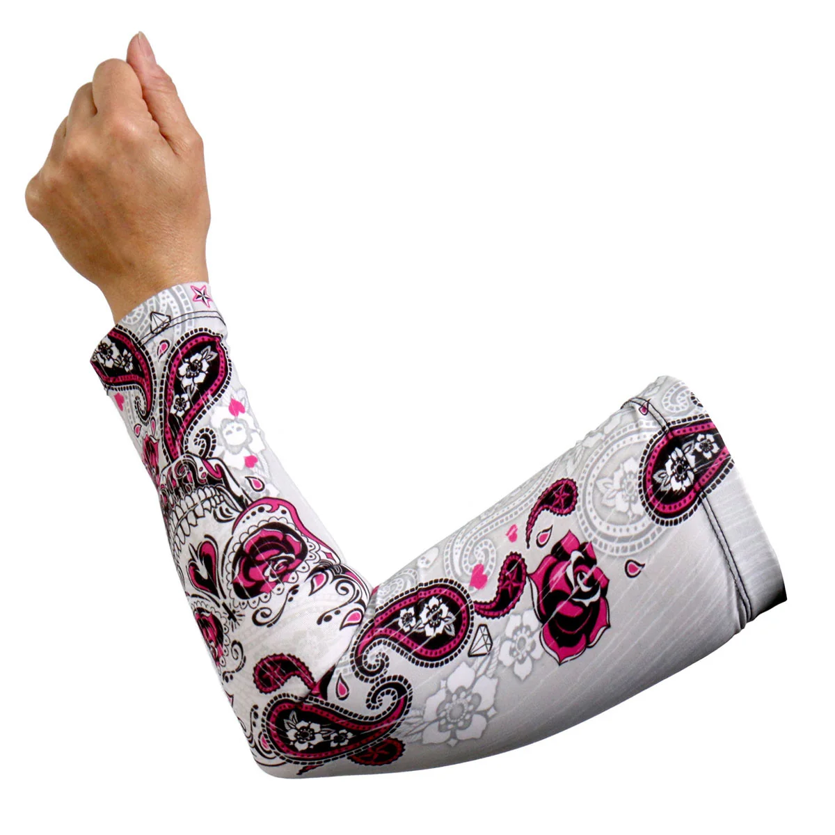 Secure Hot Leathers ARM1012 Sugar Paisley Arm Sleeve Responsible