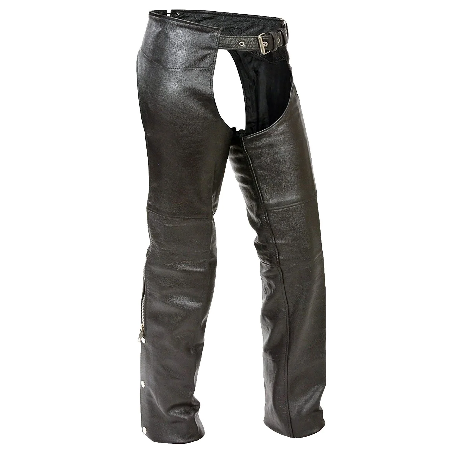 Solid Hot Leathers CHK1001 Kid s Children Classic Black Leather Chaps Efficient