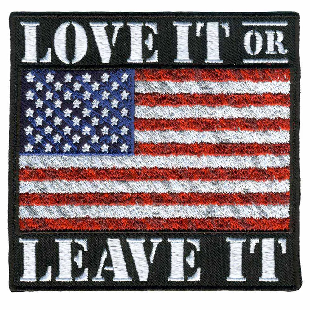 Easy-to-Use Hot Leathers PPQ1313 Love It Leave It 3.5 Patch Authentic