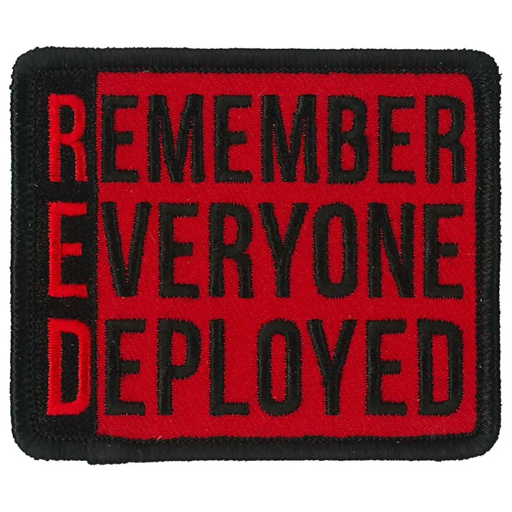 Refined Hot Leathers PPL9863 Remember Deployed 3 x 3 Patch Relaxed
