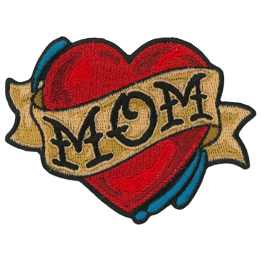 Classic Hot Leathers PPQ1470 Mom Heart 3.5 Patch Prestigious