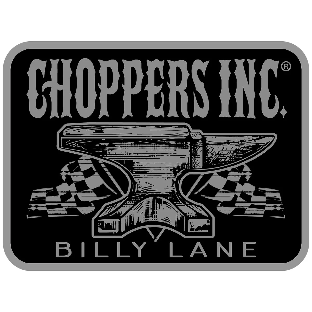 Superior Hot Leathers CIA1018 Choppers Inc Anvil 2.75 Inches Patch Clean