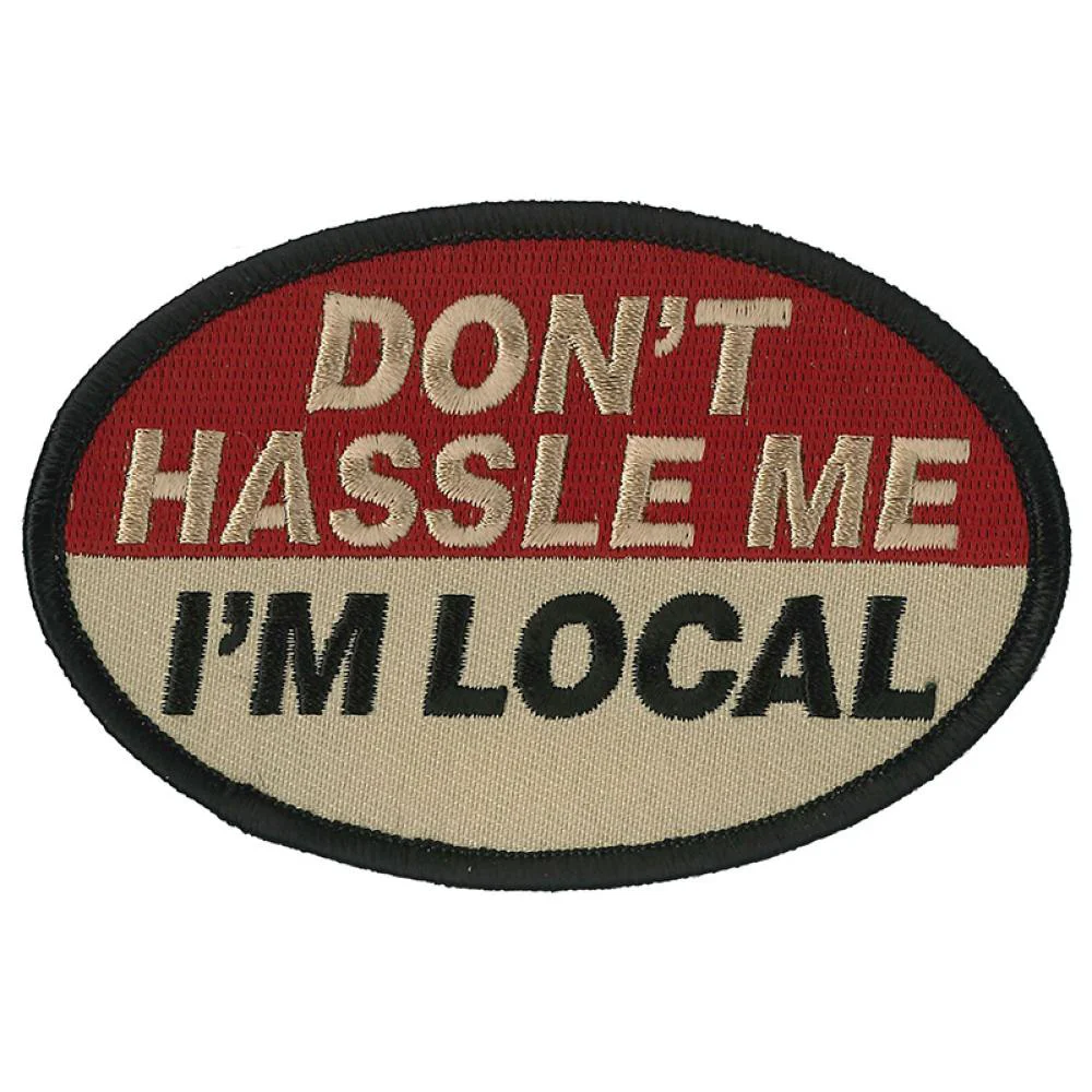 Sustainable Hot Leathers PPL9816 Hassle Me 4 x 3 Patch Functional