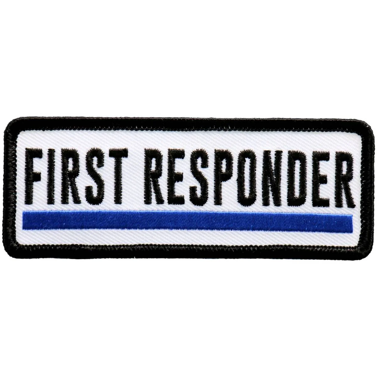 Crafted Hot Leathers PPL9743 4 Inch First Responder Blue Line Patch Original Design