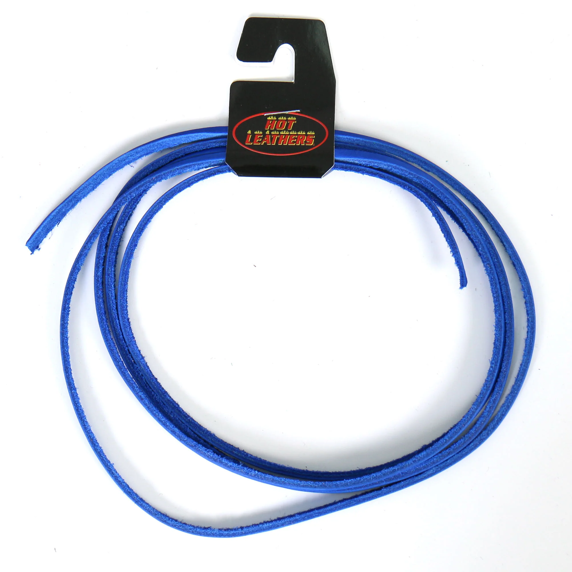 Pure Hot Leathers LHH110 72 Inch Blue Leather Lace Premium