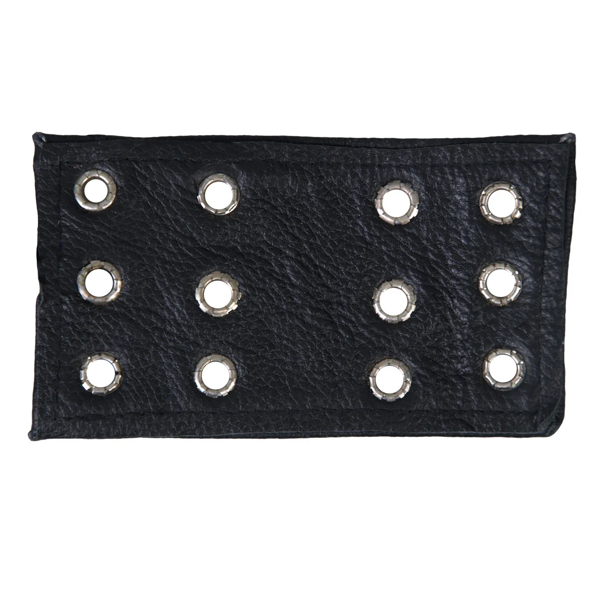 Consistent Hot Leathers LHH2001 Black Chap Extender with Eyelets Environmentally Friendly