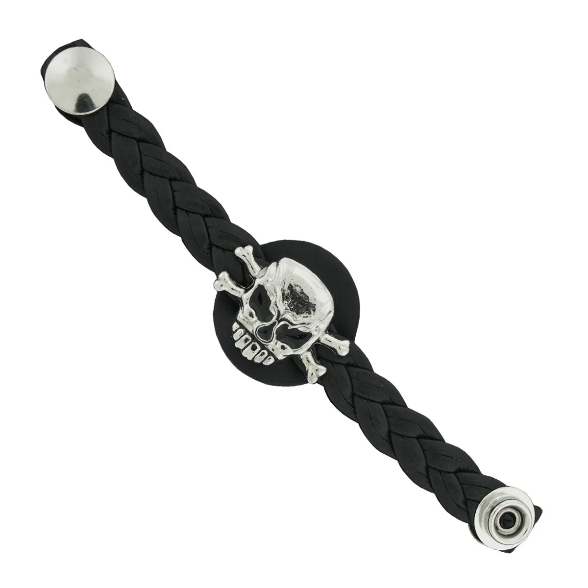 User-Friendly Hot Leathers VXL1005 Skull and Bones Braided Vest Extender Premium Material