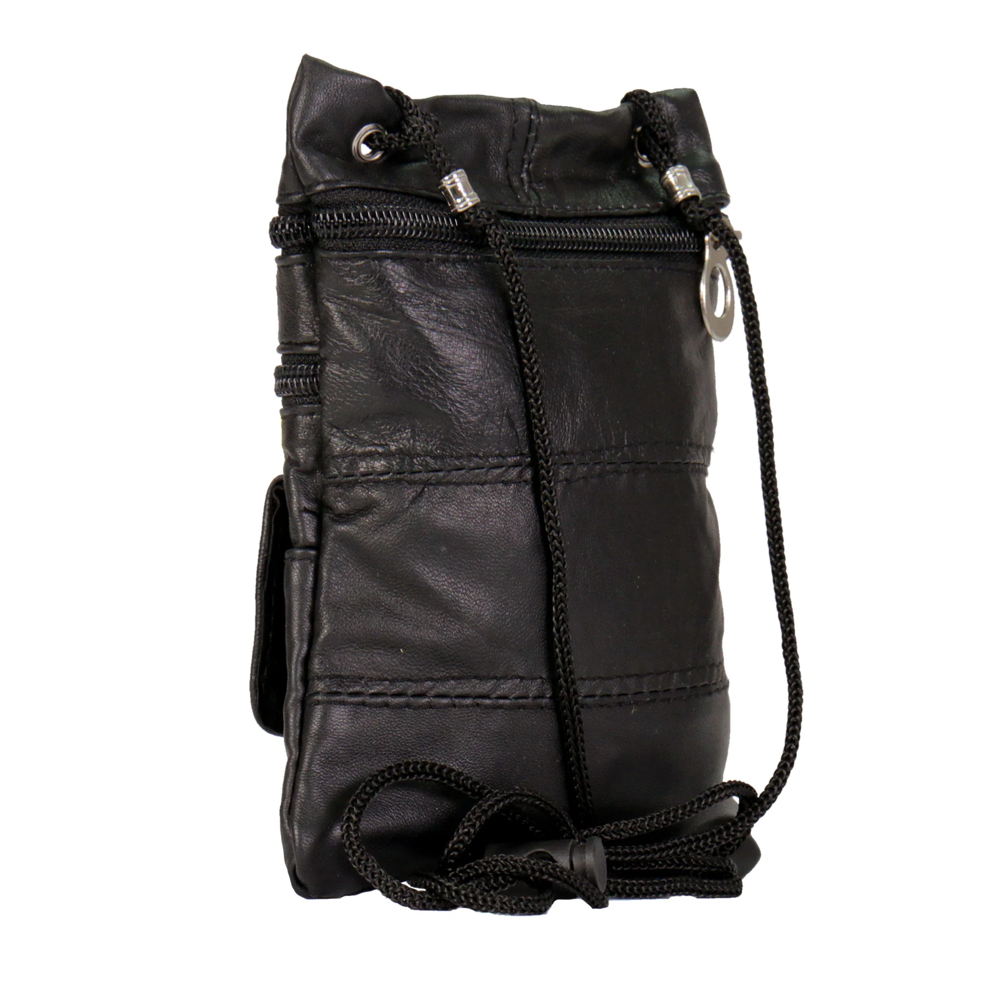 Minimalist Hot Leathers PUA1032 Large Leather Neck Bag Exceptional