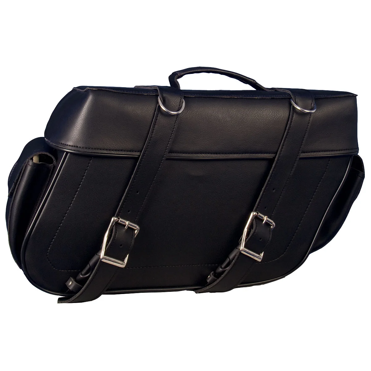 Relaxed Hot Leathers SDA1002 Extra Large PVC Saddlebags 16X11X6 User-Friendly