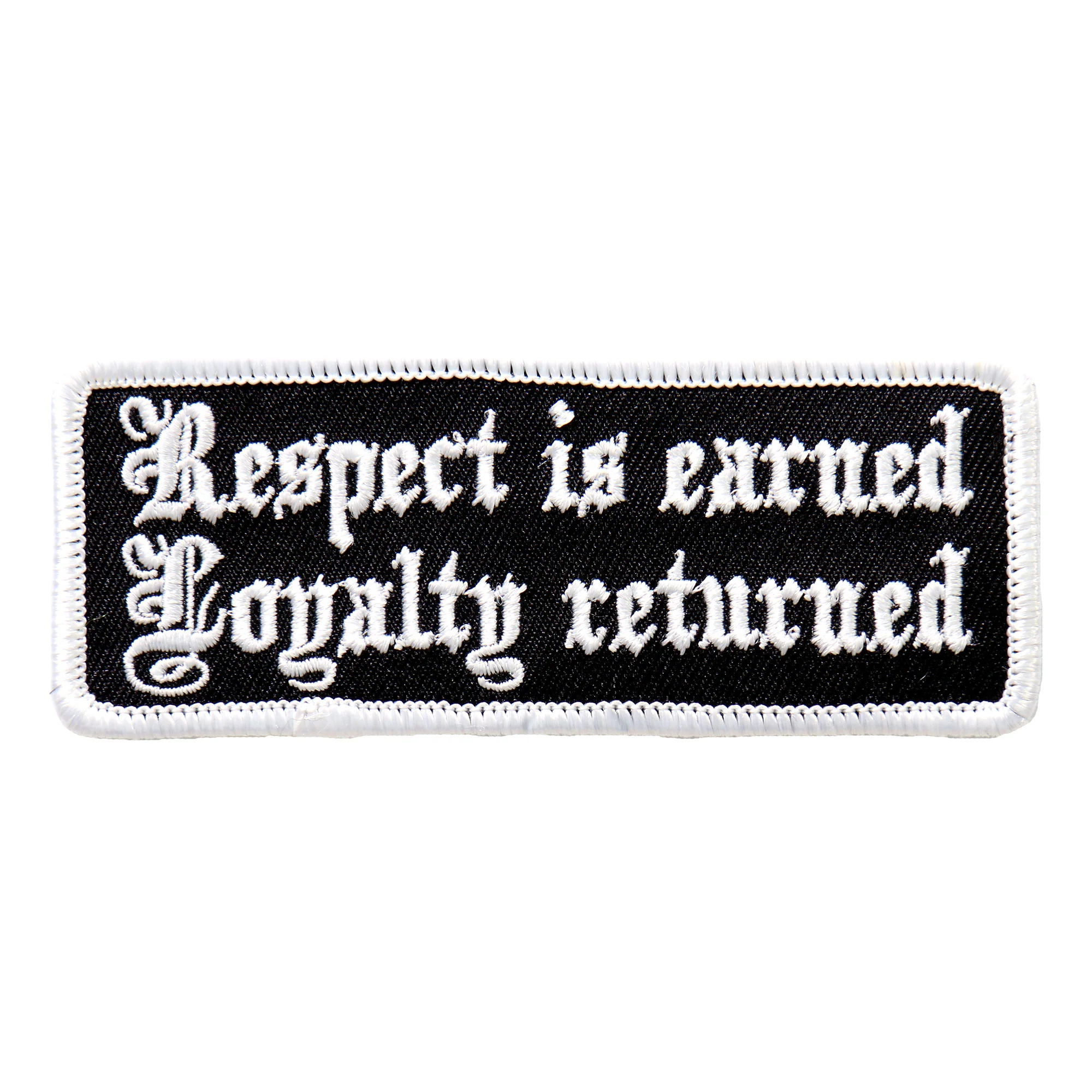 Specialty Hot Leathers PPL9498 Respect Is Earned 4 x1 Patch Crafted