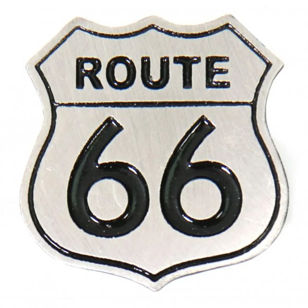 Top-Quality Hot Leathers PNA1163 Route 66 Pin Eco-Friendly