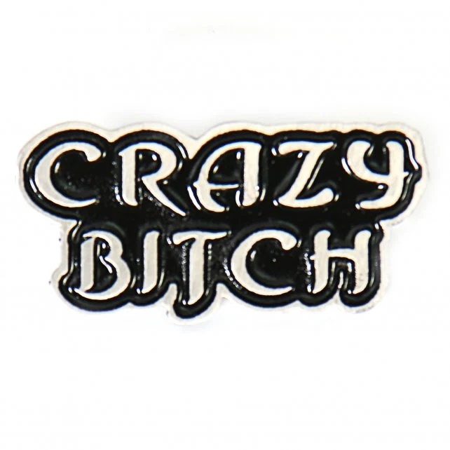 Recyclable Hot Leathers PNA1104 Crazy Bitch Pin Reusable