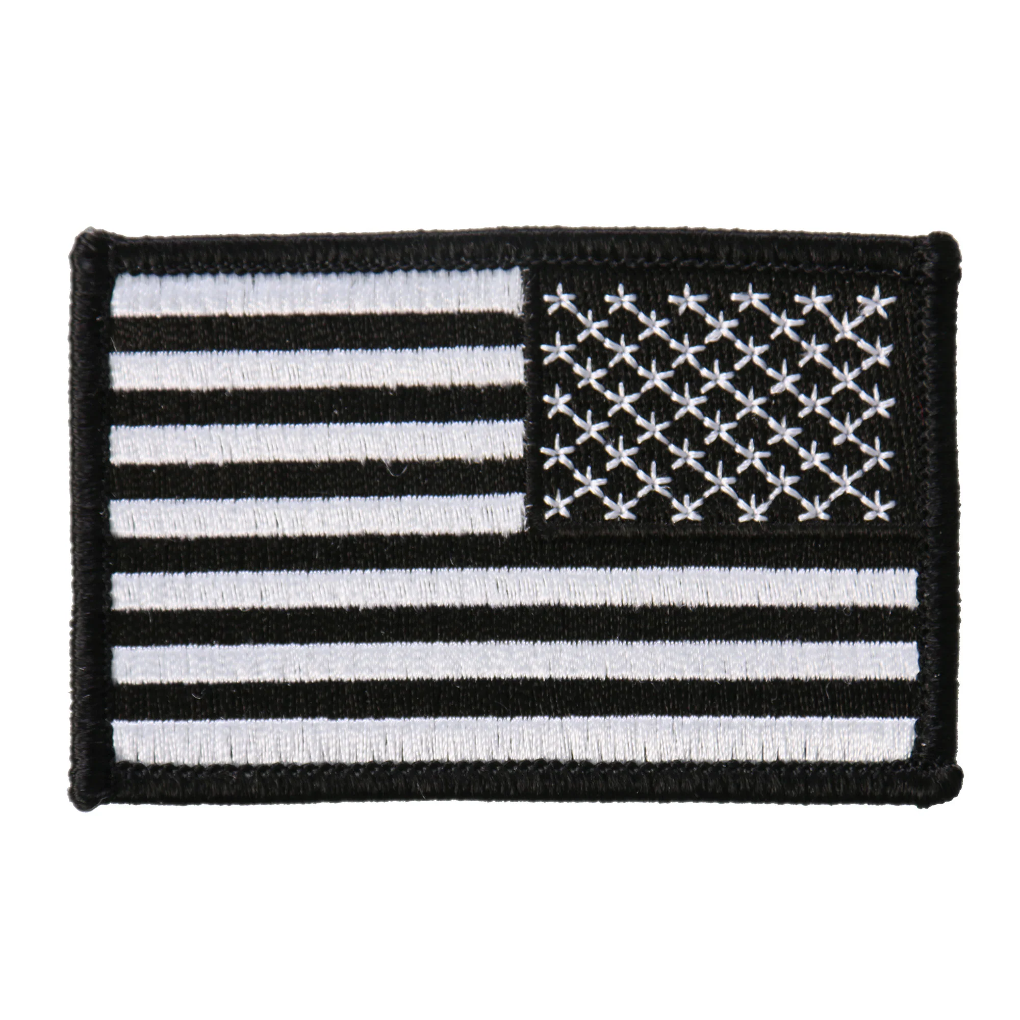 World-Class Hot Leathers PPA9041 Black and White Right Arm 3 x2 Patch Organic