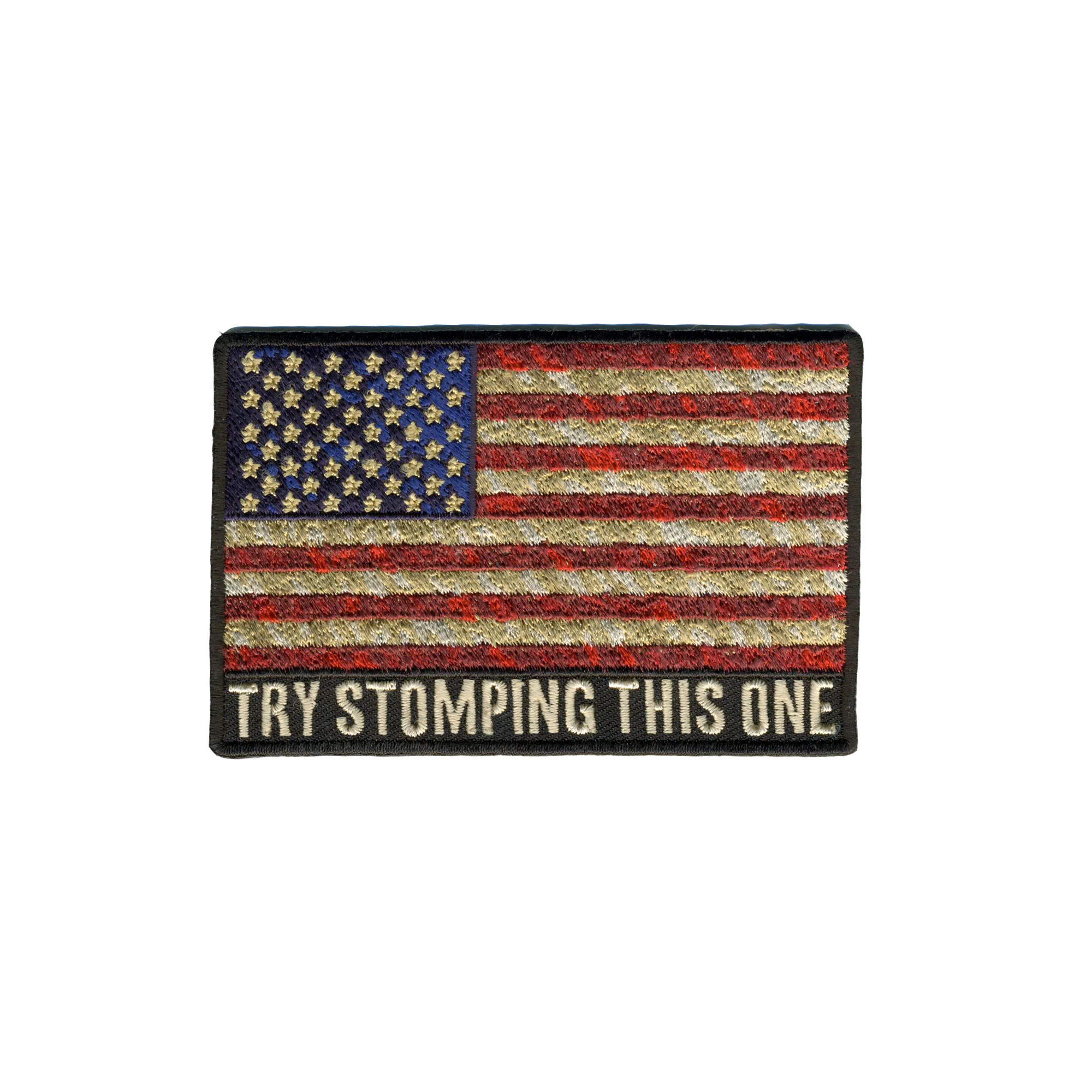 Trusted Hot Leathers PPA8880 Try Stomping This One 4 x3 Patch Official