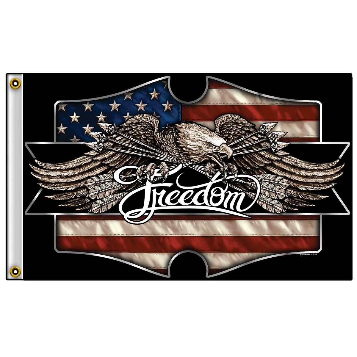 Fashionable Hot Leathers FGA1065 dom Eagle Flag Specialty