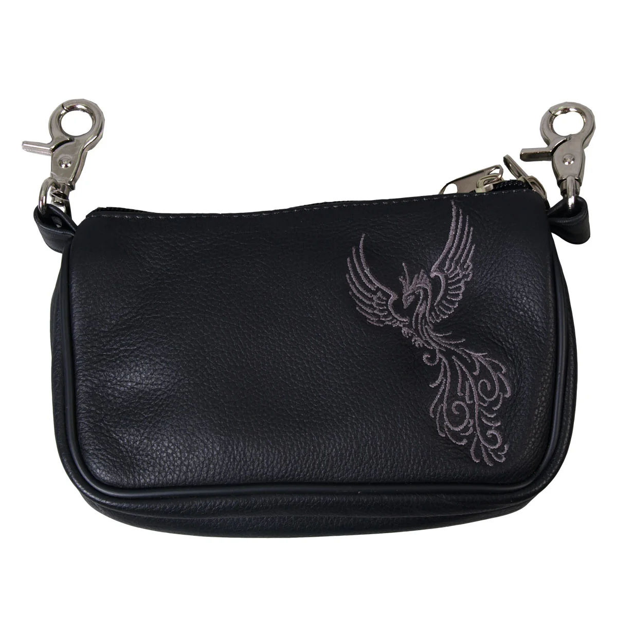 High-Quality Hot Leathers CPE2003 Embroidered Ladies Clip Pouch-8 x 5 x 1 Optimized