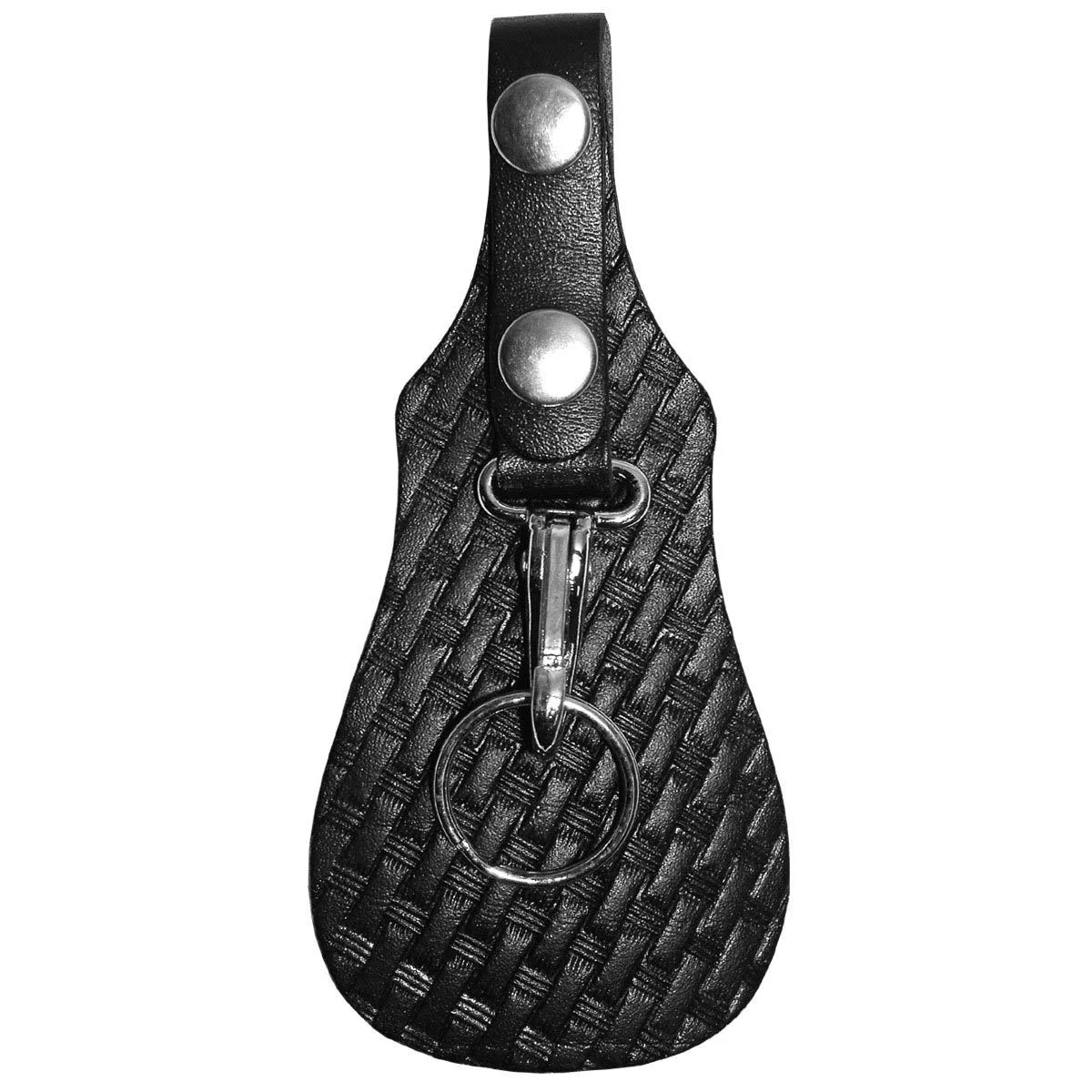 Elite Hot Leathers KCF1004 Classic Black 6 Inch Key Tab Sustainable