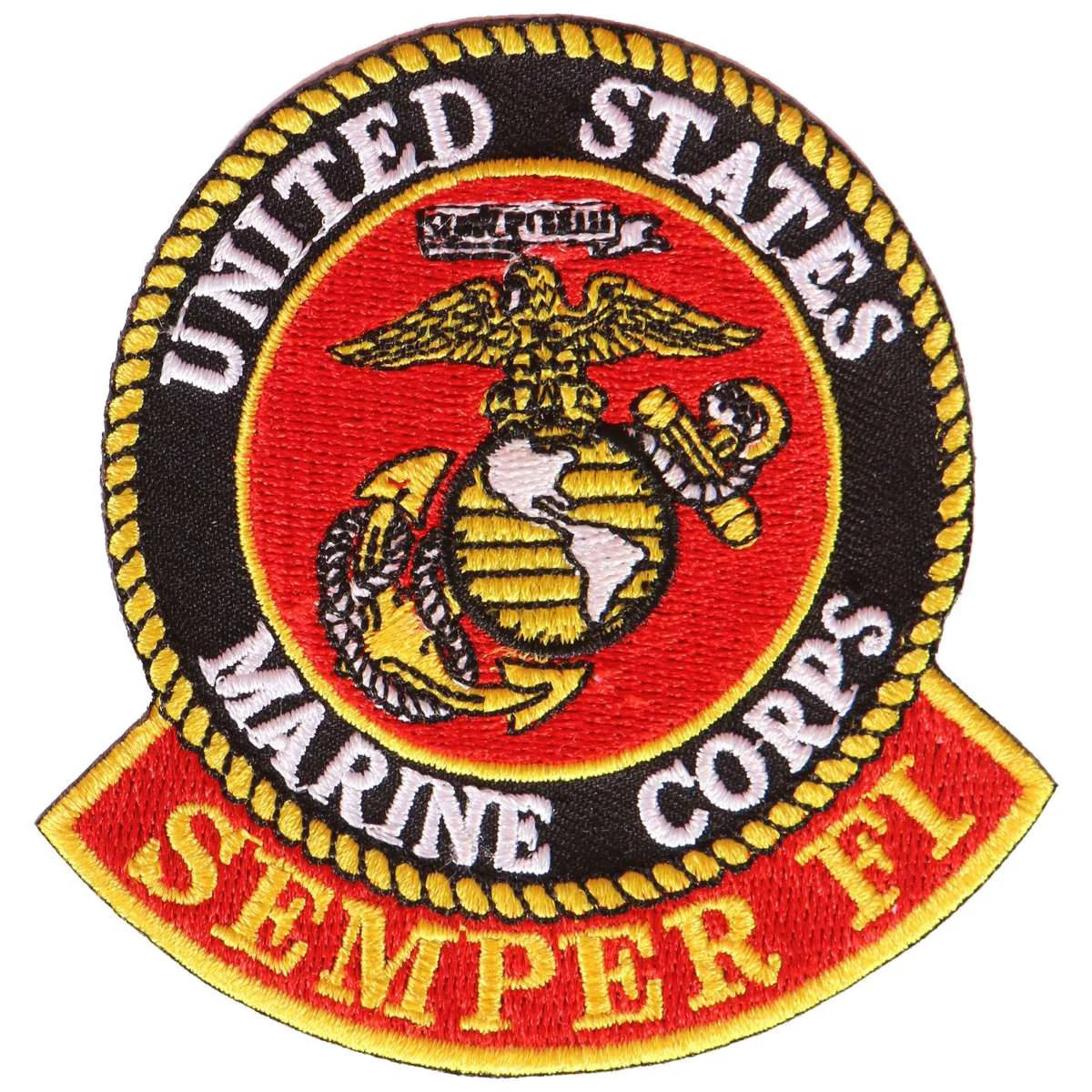 Pure Hot Leathers USMC Semper Fi Military es 3 x 3 Patch PPE1140 Excellent