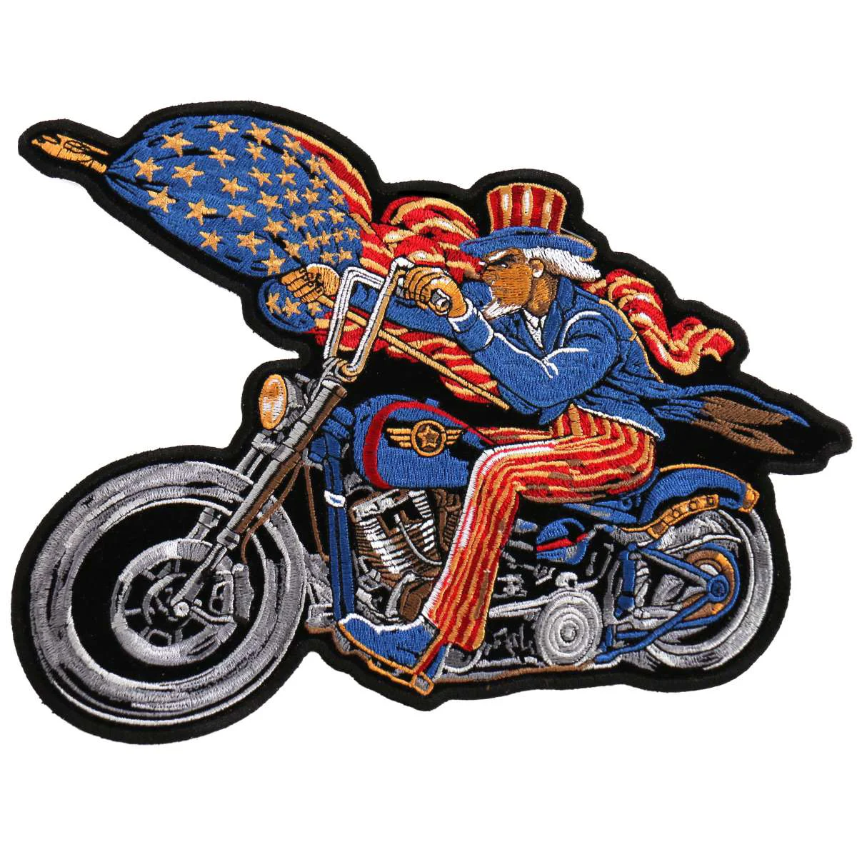 Durable Hot Leathers 5 Uncle Sam Patch PPA7645 Outstanding