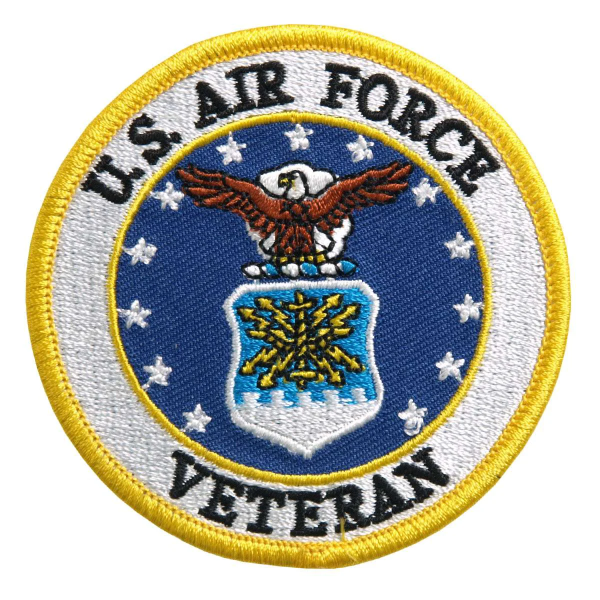 Responsible Hot Leathers US Air Force Veteran Military Patches PPE1190 High-End