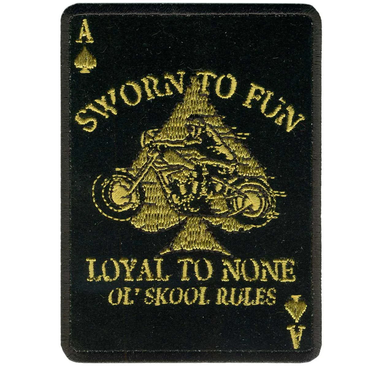 Fashionable Hot Leathers Loyal To None 3 x 4 Patch PPA2842 Green