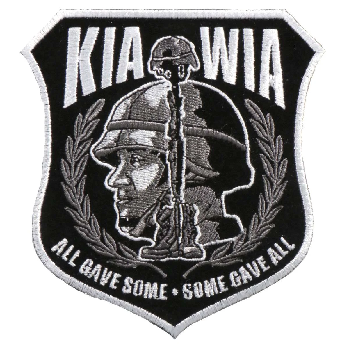 Fashionable Hot Leathers 3 x 3 KIA WIA Patch PPA3652 Lightweight