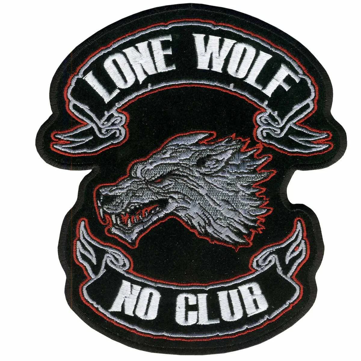 Certified Hot Leathers Lone Wolf Patch 4 X 4 PPA2222 Advanced