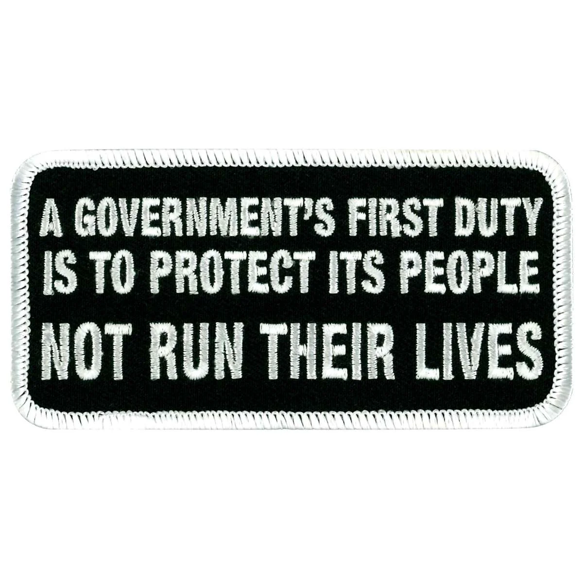 Artisan Hot Leathers PPL9419 Government’s First Duty Patch PPL9419 Fine Crafted