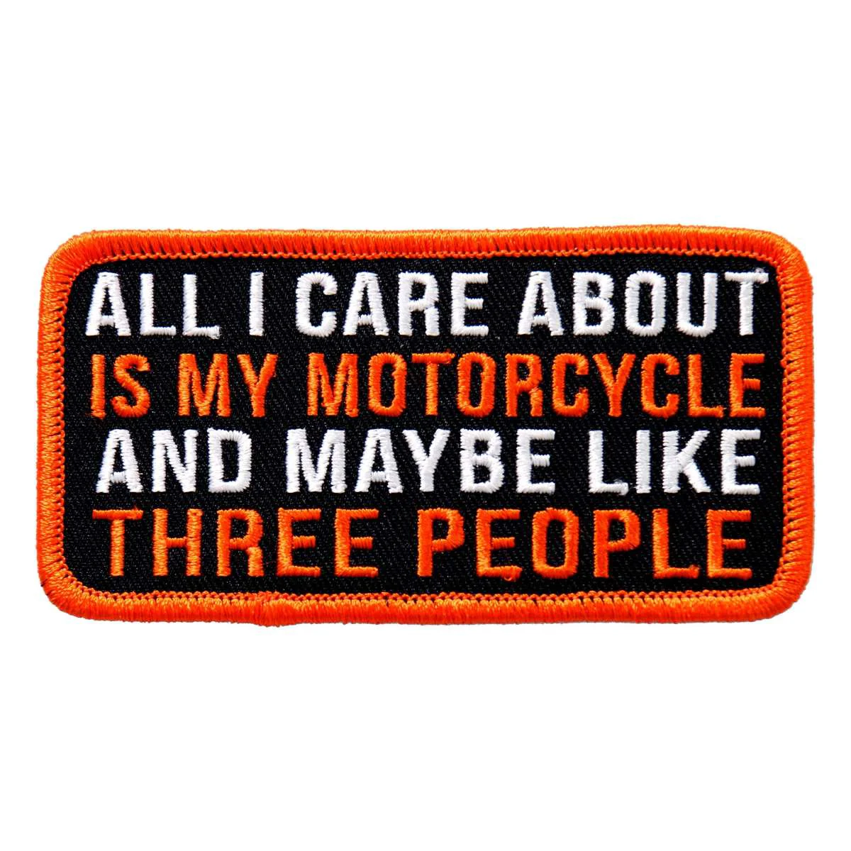 Modern Hot Leathers All I Care About 4 x2 Patch PPL9494 High-Grade
