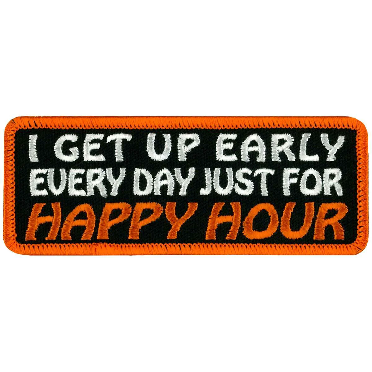 Long-Lasting Hot Leathers PPL9206 Just for Happy Hour 4 Patch Professional