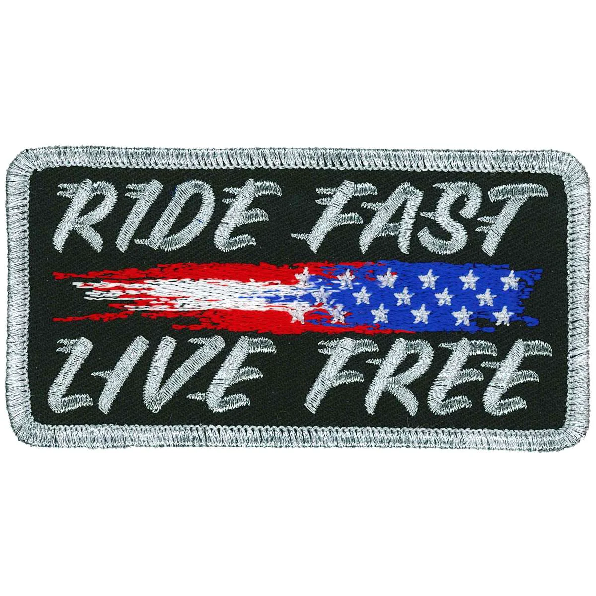 Refined Hot Leathers Ride Fast Live Patch PPL9929 Eco-Friendly