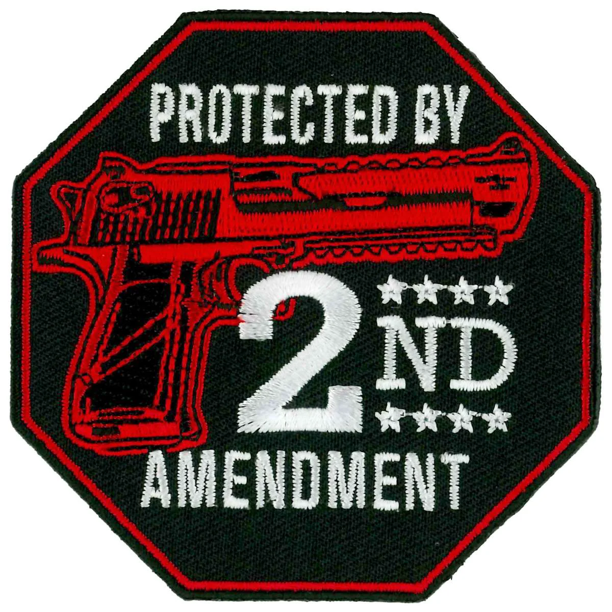 Breathable Hot Leathers Protected By 2nd Amendment Patch PPL9968 Smart
