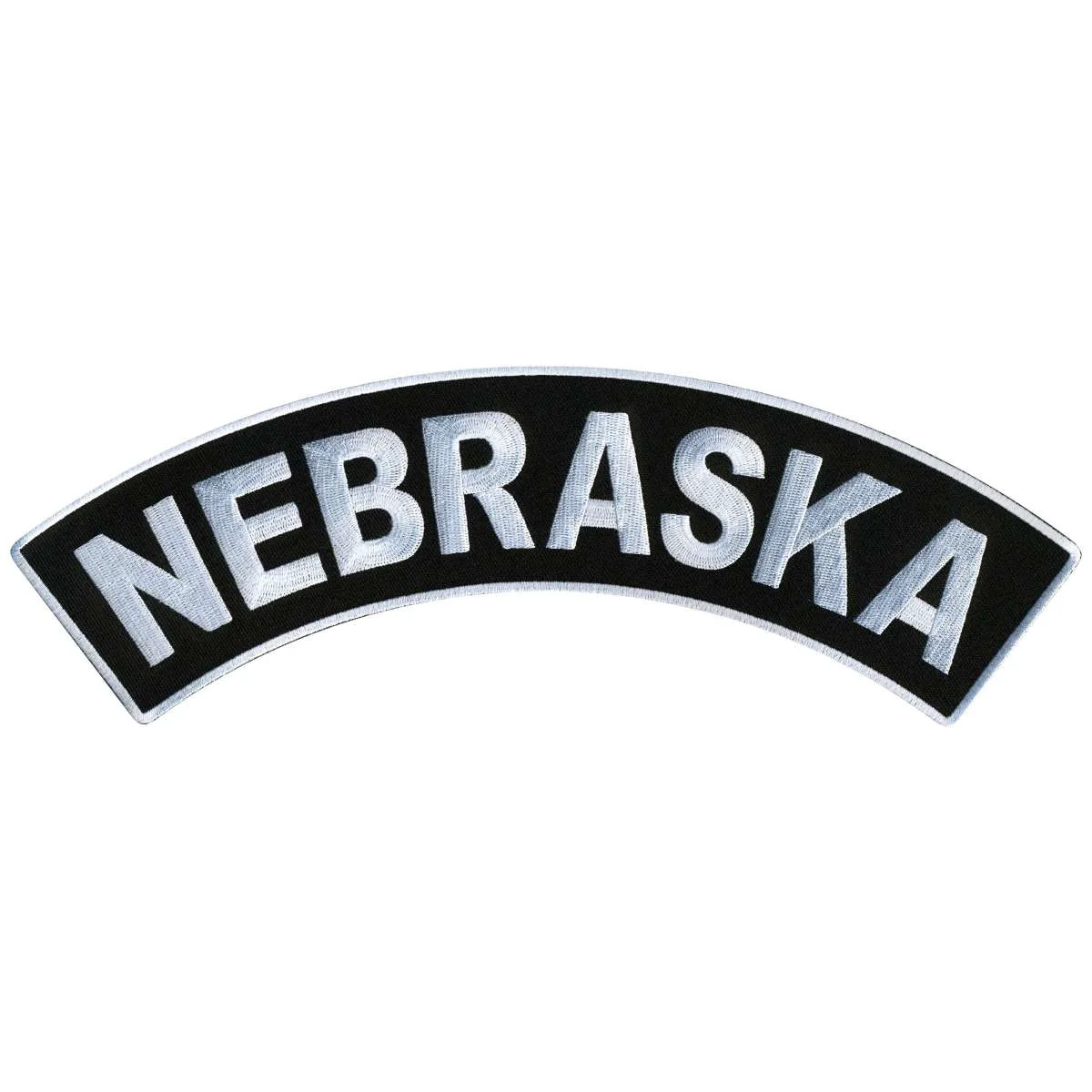 User-Friendly Hot Leathers Nebraska 12 X 3 Top Rocker Patch PPM4053 Easy-to-Use