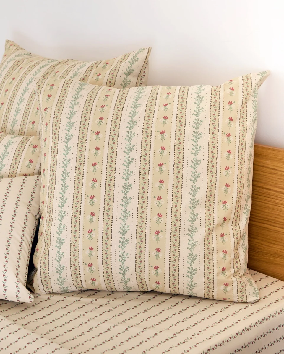 Modern Foxford Rose Cushion- Large Healthy