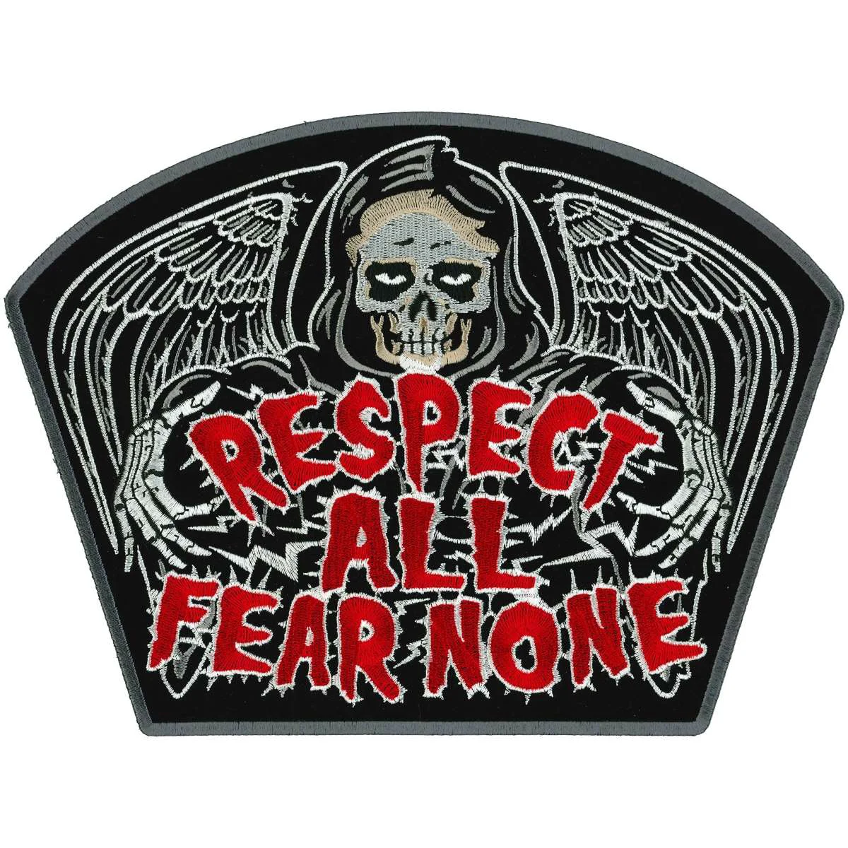 Sustainable Hot Leathers Respect All Fear None 10 Patch PPQ1997 Verified