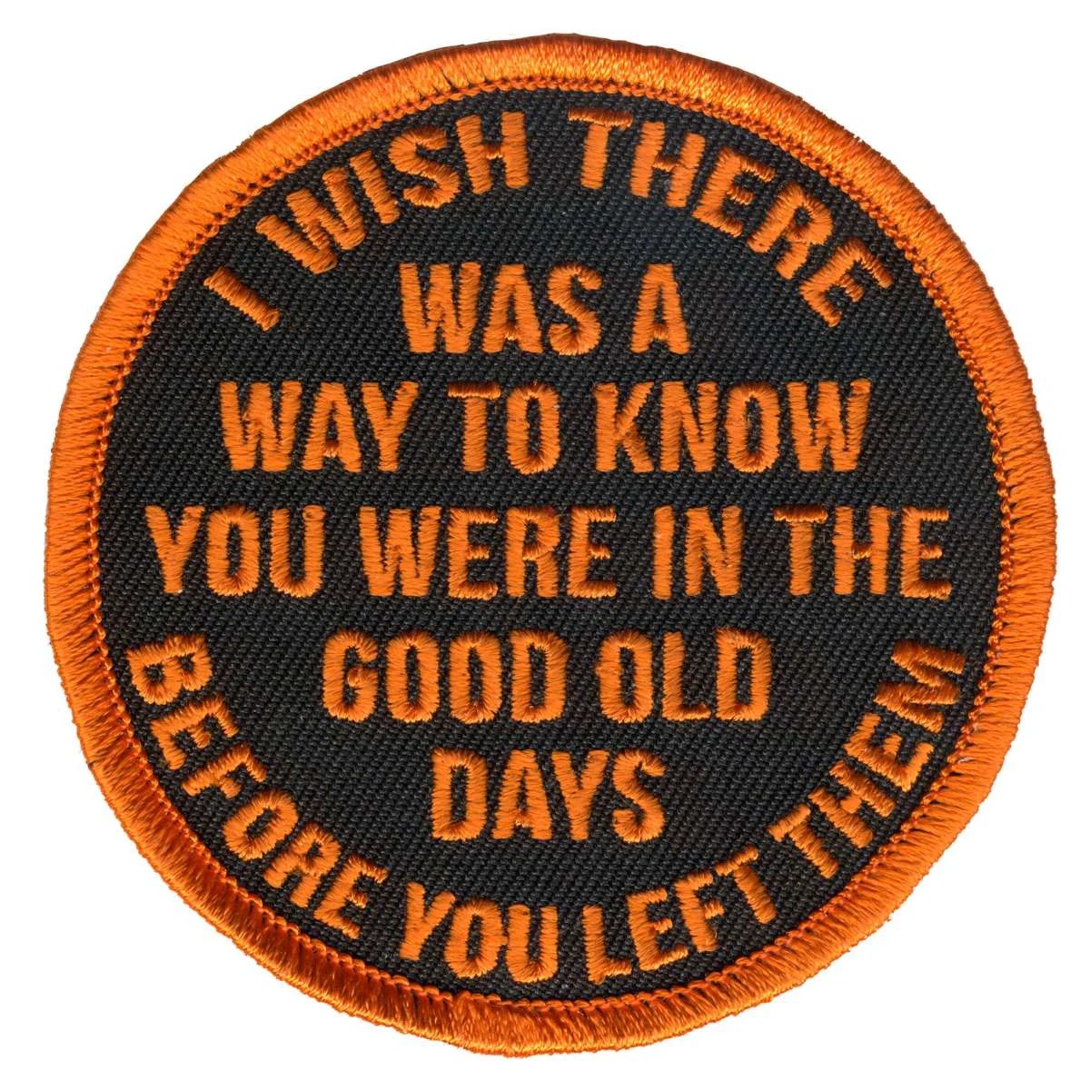 Specialty Hot Leathers Good Old Days 3 X 3 Patch PPL9773 Minimalist