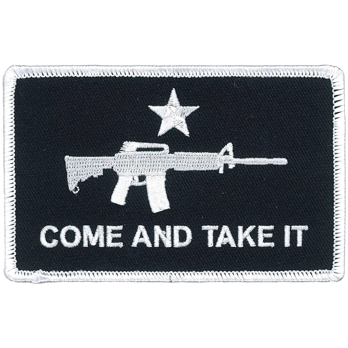 Soft Hot Leathers Come Take It Rifle Patch PPL9843 Elegant