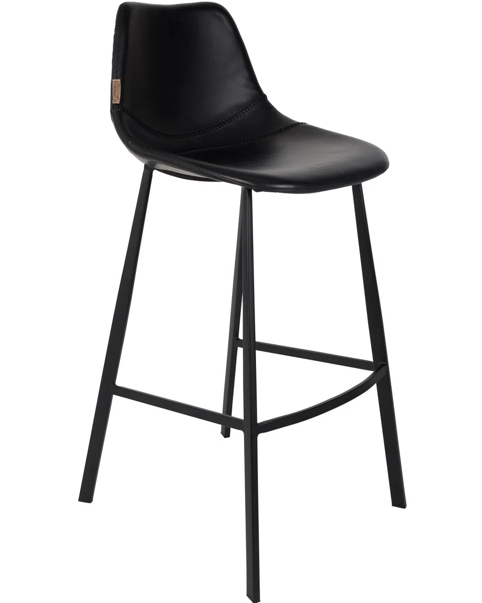 Sustainable Barstool Franky- Black Versatile