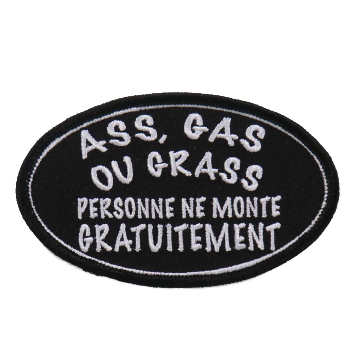 Innovative Hot Leathers Ass Gas Or Grass Person 4 x2 Patch PPL9627 Unique