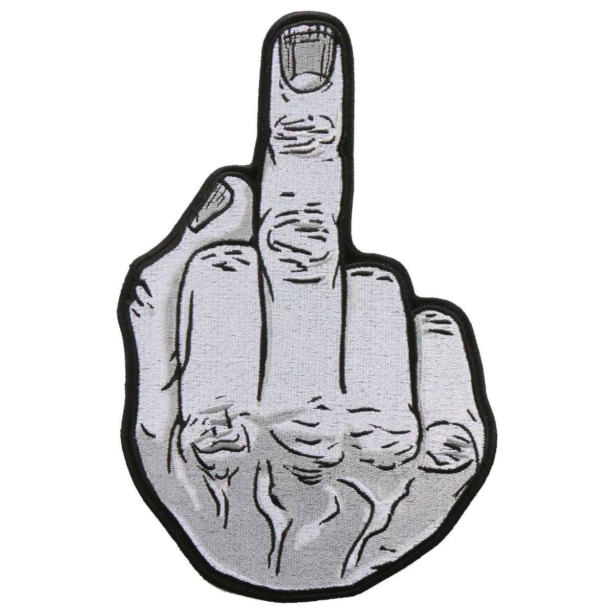 Enhanced Hot Leathers Patch Middle Finger 10 PPQ1009 Innovative