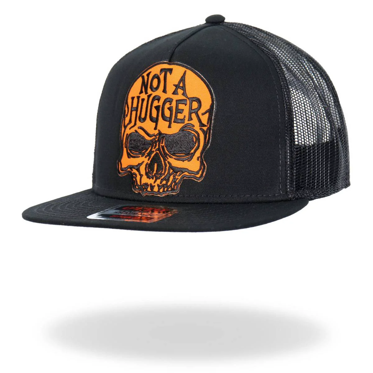 Casual Hot Leathers GSH2045 Black Snapback Not A Hugger Safe