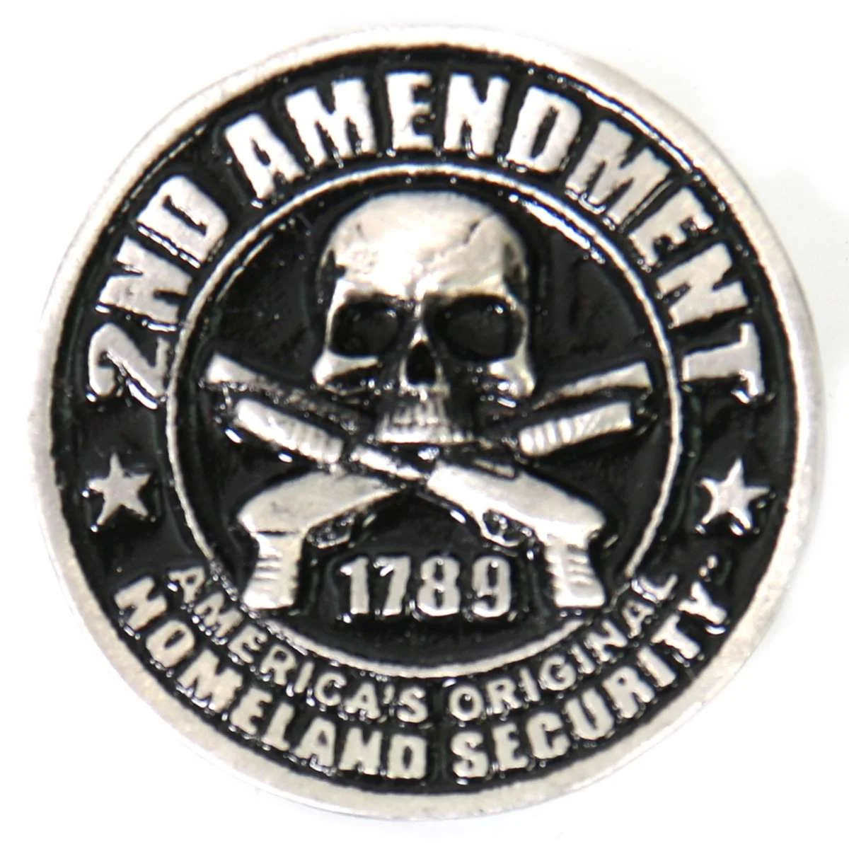 Convenient Milwaukee Leather MLP9244 2nd Amendment America’s Homeland Security Pin Efficient
