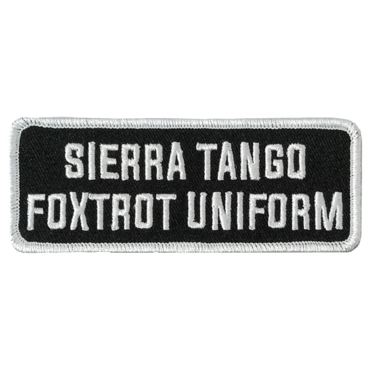Durable Hot Leathers Seirra Tango 4 X 1.5 Embroidered Patch PPW1297 Expertly Made