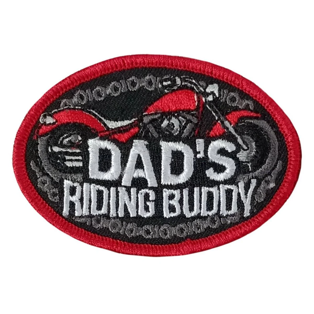 Elegant Hot Leathers Dads Riding Buddy 3 X 2 Embroidered Patch PPW1162 Professional