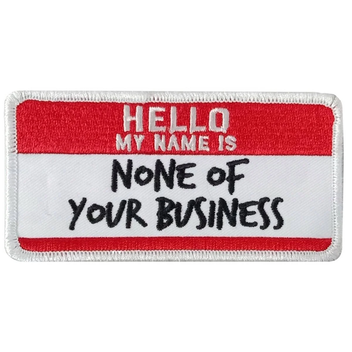 Casual Hot Leathers My Name Is 4 X 2 Embroidered Patch PPW1188 Innovative